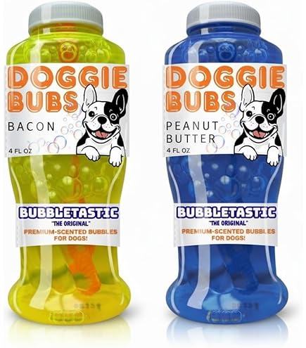 Amazon.com: Dog Bubbles - Bubbletastic Bacon Scented Bubbles - 2