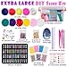 Slime Kit for Girls and Boys - 80 pcs Large DIY Set - Slime Making Kit Supplies - All in One Box with Unicorn Toys, Glitter, Slime Foam Beads - Perfect Birthday Toys Gift for 3-12 Year Age Old