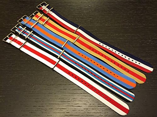 Retrolicious Watch Band Strap 1 set (5 pieces) Ballisit Nylon Nato