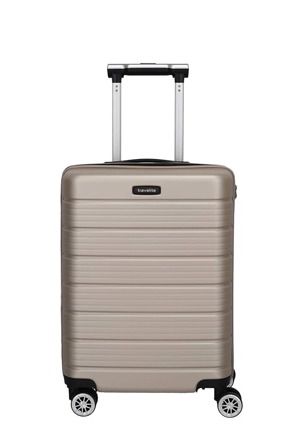 Travelite Funktionaler, smarter, starker, sportlich-eleganter Business-Reisekoffer Hartschalen Trolley Soho Koffer, 55 cm, 43