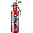 H3R Performance MaxOut Mini Fire Extinguisher for Vehicles – Cars, Trucks, UTVs, RVs & Boats | Off-Road Ready | Refillable Purple K Dry Chemical | Class BC | Mounting Bracket | UL Listed | Red 1.0 lb