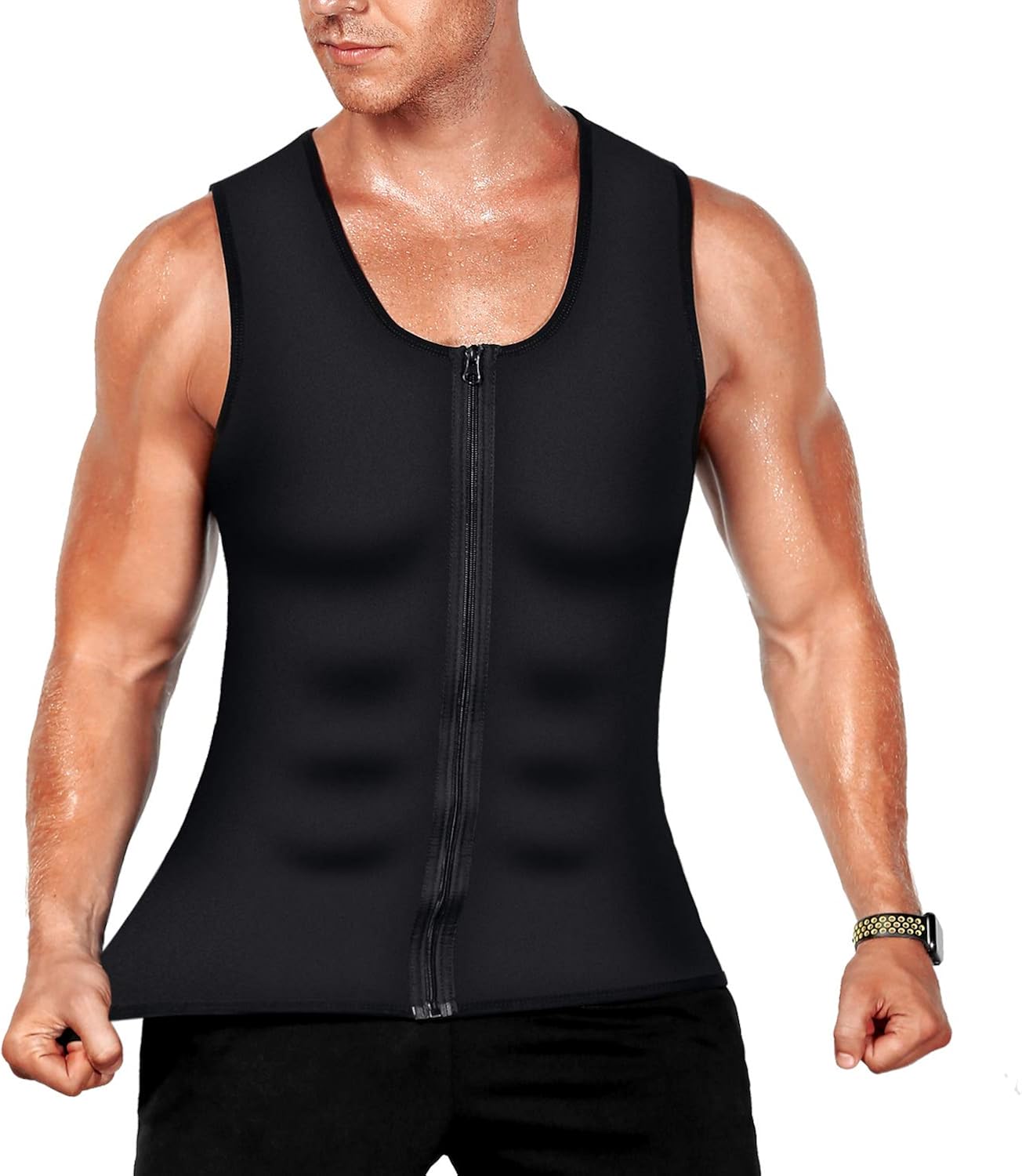 Cimkiz Hot Sweat Vest Neoprene Sauna Vest for Weight Loss Tummy Fat Burner Slimming : Clothing