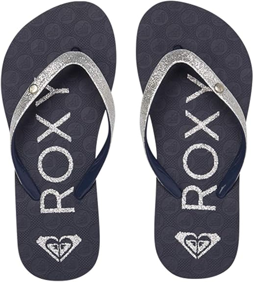 ロキシー ビーチサンダル Rg Viva Glitter Iii ガールズ ビーチサンダル Amazon