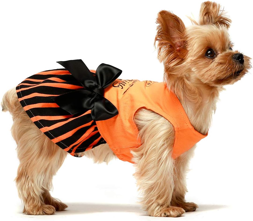 Fitwarm Halloween Dog Dresses Puppy Party Costumes Doggie