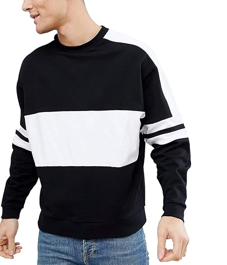 black and white sweatshirt