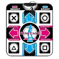 INLAR USB Dance Mat,Non-Slip,High Sensitivity,Wear-Resistant Dancing Pads Blanket Musical Play Mat for Children,Adult with CD Drive(01#)