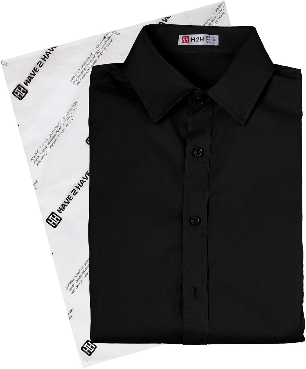 H2H Mens Dress Slim Fit Shirts Short Sleeve Business Shirts Basic Designed Breathable at  Men’s Clothing store