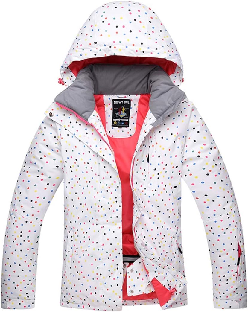 FUBULECY Women's Mountain Waterproof Windproof Ski Jacket Rain Jacket