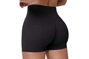 Grace Form Gym Shorts Booty 2.5" High Waist Scrunch Butt Workout Shorts WomenNo Front Seam Biker Running