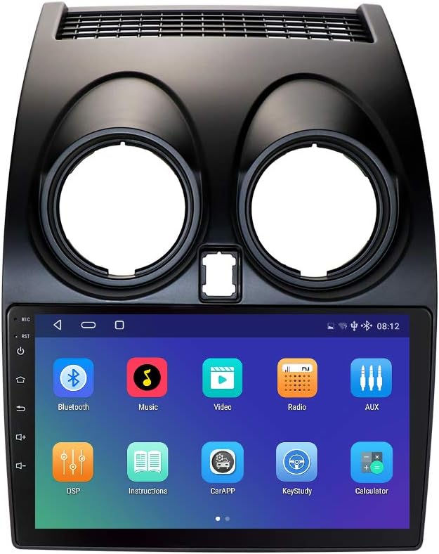 Ossuret Android 12 Car Radio Stereo fits for Nissan Qashqai J10 (2006-2013)