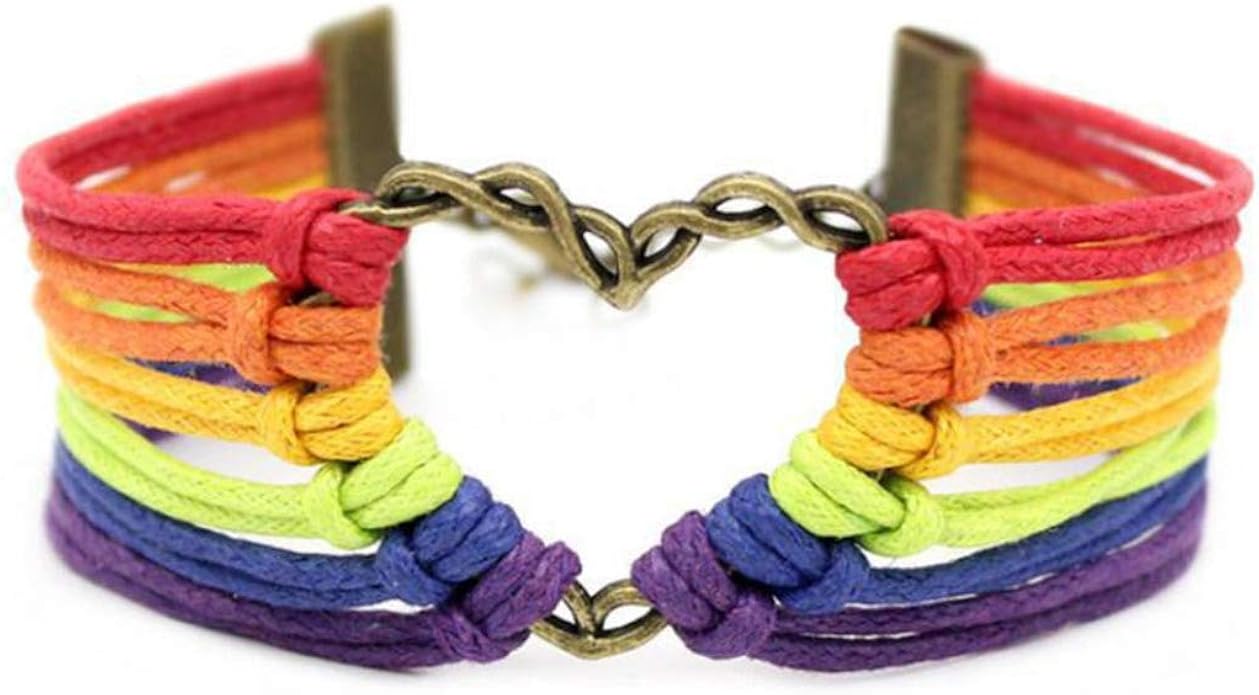 XINGSd Well Made Gay Pride Gay Rainbow Armband Hand Circle Unisex Hand