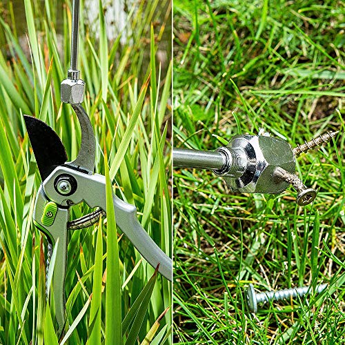 KIMILAR Pick-Up Tool Set, includes Flexible Claw Grabber Tool with 4-Finger Claw, Telescopic Magnet Pick up Tool and Telescoping Inspection Mirror, Rustless Spring, User-friendly, Versatile