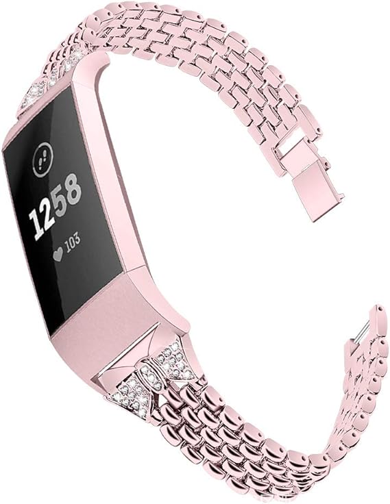 ladies fitbit rose gold