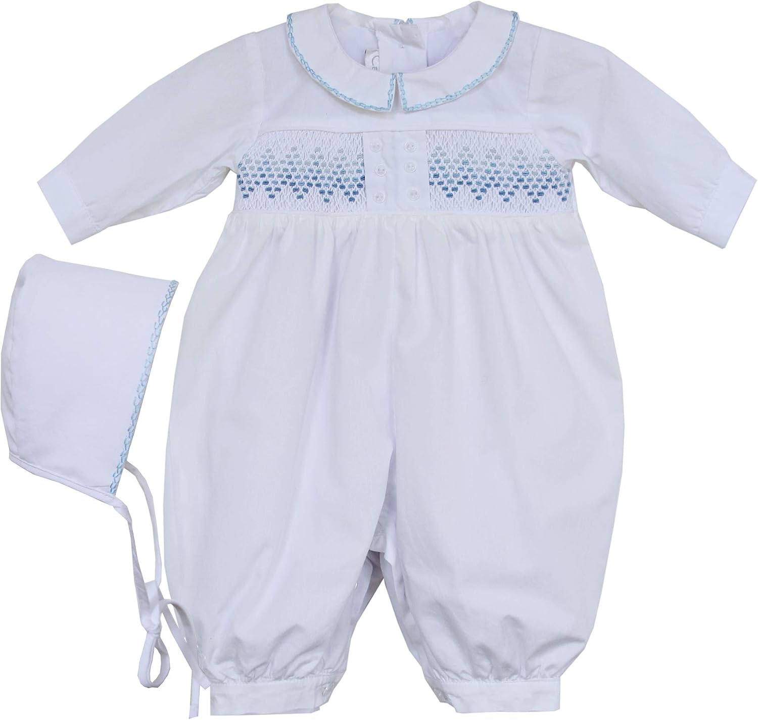 smocked baptism outfit boy