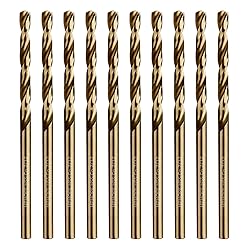 7/32 Inch Cobalt Drill Bits 10Pcs - HPHOPE M35 HSS