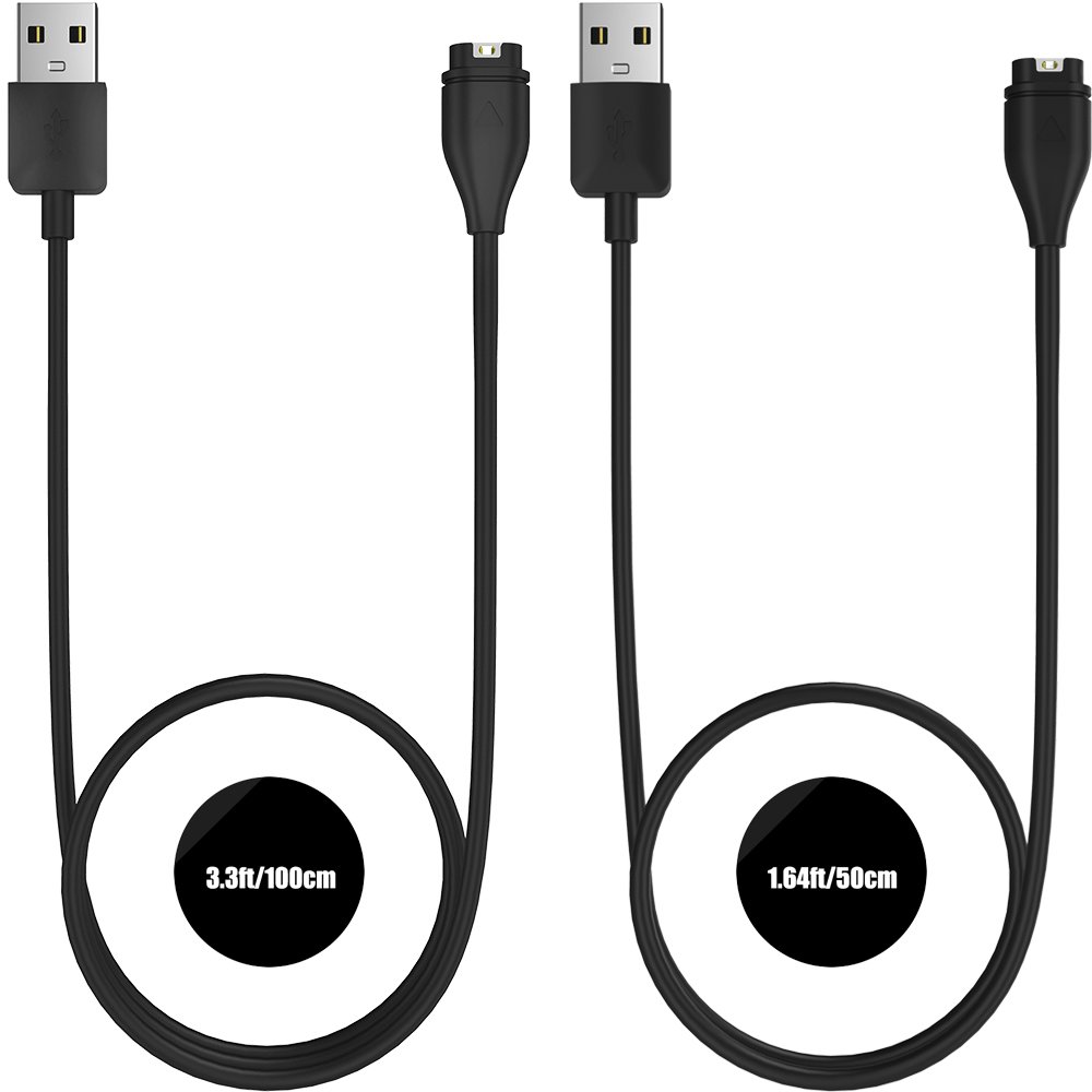 TUSITA Charger Cable Compatible with Garmin Fenix 7 7S 7X 6 6S 6X Pro 5 5S 5X Plus,Epix 2,Forerunner 745 935 945 45 45S 245,Approach S10 S40 S60,Vivoactive 3 4 4S,Vivomove 3 3S,Instinct,Venu 2 2S Sq — image 1