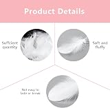 Siliget 150 Pcs White Feathers 5-8cm for Crafts Dream Catcher Decor view 2