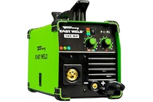 Forney 271 Easy Weld 140 MP Multi-Process Welder - Versatile 3-in-1 Welding Machine for MIG, DC TIG, and Stick Welding Application
