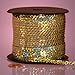 Gold Holographic Faceted Sequins, 6mm X 80Yd