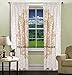Window Curtain Indian Drape handmade Curtain Panel Window Treatments,100% Pure Cotton Door Hangings by "Handicraftspalace" Gold Ombre Mandala