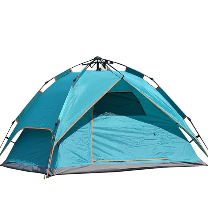 WBaRJ Camping Zelt, Outdoor automatische Zelte werfen Pop-up wasserdicht Camping Wandern Zelt Wasserdichte große Familienzelt