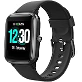 Fitpolo Fitness Tracker with Heart Rate Monitor, Smart Watch 1.8 inches Color Touch Screen IP68 Waterproof Step Calorie Counter Sleep Monitoring Pedometer Watches Activity Tracker for Women Men