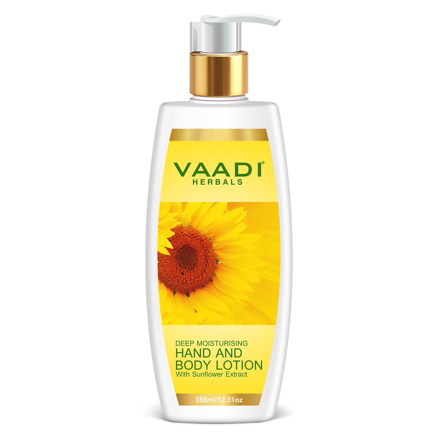 Vaadi Herbals Hand and Body Lotion with Sunflower Extract, 350g