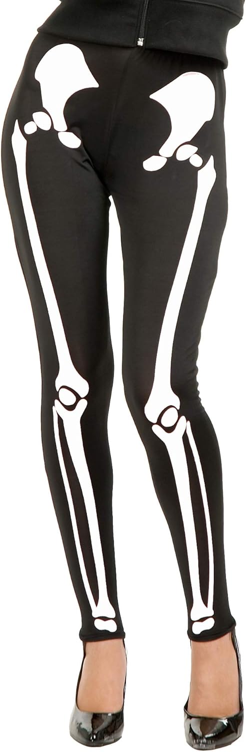 Charades Women's Skeleton Leggings: Clothing