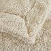Chanasya Premium Solid Faux Long Fur Throw Blanket - Soft, Fuzzy Throw Blanket - for Bed or Couch - 50