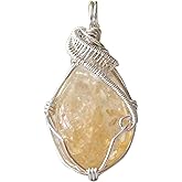 Designs by Nature Gems Handcrafted Raw Gemstone Necklace in Sterling Silver