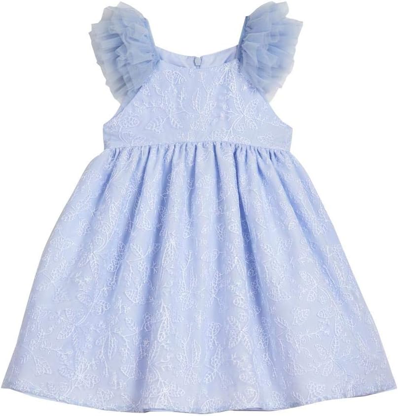 Fernanda Blue Foil Dress