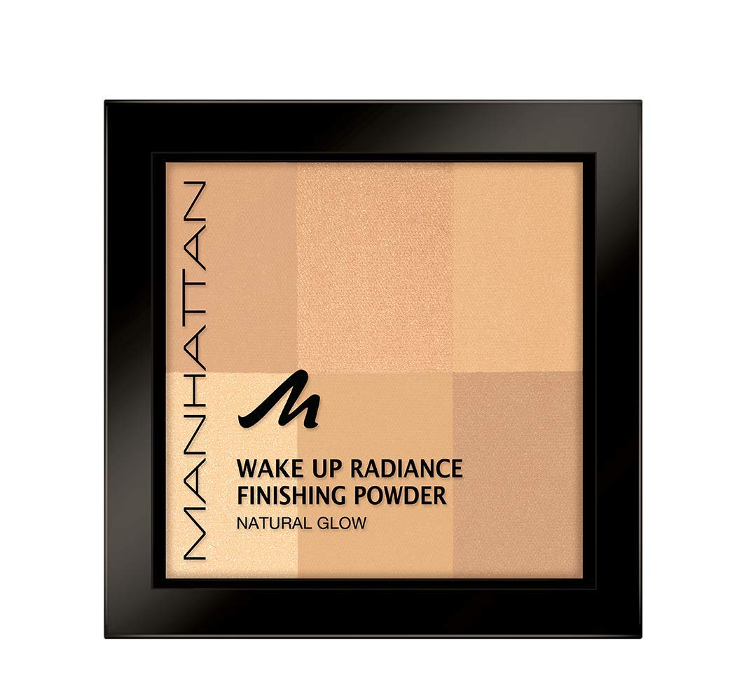 Manhattan Wake Up Radiance Finishing Powder 001 Ivory For A Natural Glow On The Skin Available In 2 Colours