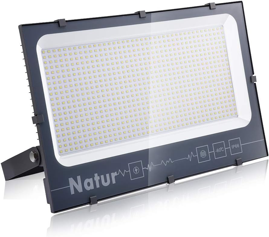 Bapro 600W LED Floodlight，IP66 Waterproof LED Smart Floodlight 60000LM
