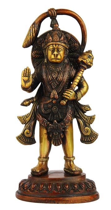 Buy Balaji Decor Brass Hindu God Lord Hanuman Statue Standing Idol