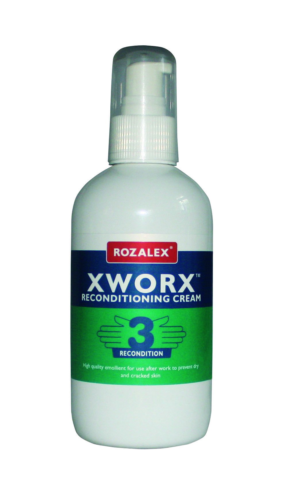 Rozalex XWORX Reconditioning and Repair After Work Cream Pump 250 ml , Packaging may vary