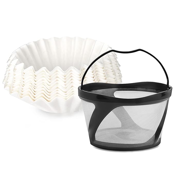 Reusable Coffee Filter Basket Coffee Filter and 100PCS Filter Paper