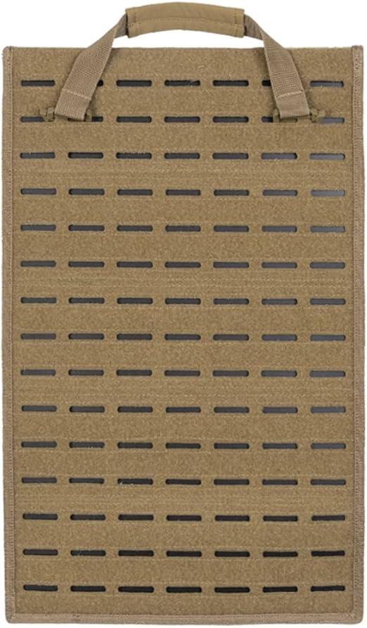 Molle Laser Cut COYOTE Miltec Reinforced MOLLE Panel for Organization