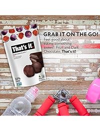 Eso es todo. Orgánica Chocolate Oscuro Cubierto Higo Trufas Frutas Bites 100% Real Completamente Natural Sin Ingredientes Artificiales Saludable Snack Sin Gluten No GMO Paleo Kosher