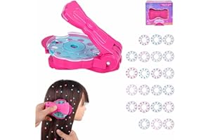 Glitter Diamond Hair Gemstone Styling Set, Bling Bling Glitter Diamond Styling Tool Stapler Hair, Light Up Girls' Hair, Cloth