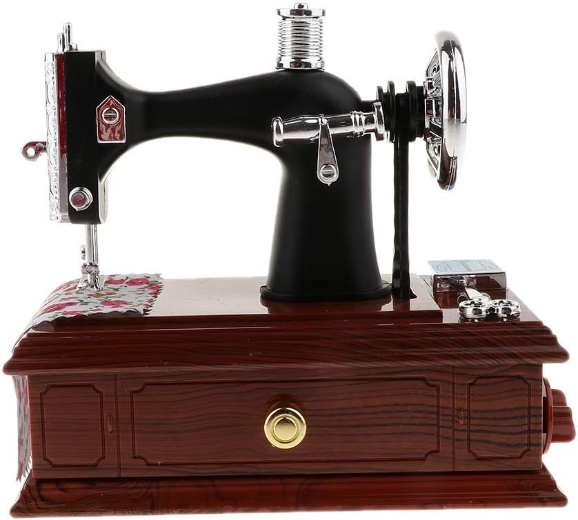 Tubayia - Caja de música con máquina de Coser: Amazon.es: Hogar