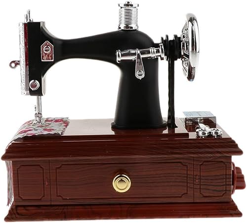 Tubayia - Caja de música con máquina de Coser: Amazon.es: Hogar