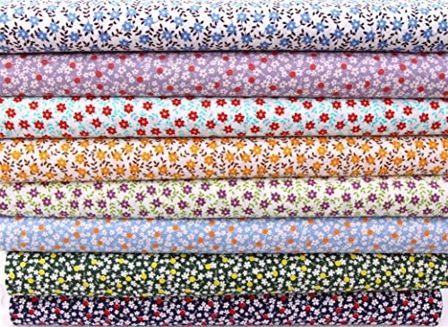 Vintage designs Quilt Fabric Feedsack look Fabrics Fat Quarter Bundles 8 pcs