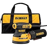 DEWALT Orbital Sander, 5", Variable Speed, Random Orbit Electric Sander (DWE6423K)