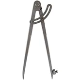 10" Wing Compass Divider Caliper with Pencil Holder Metal Marking Circles Machinist Wood - OMEX