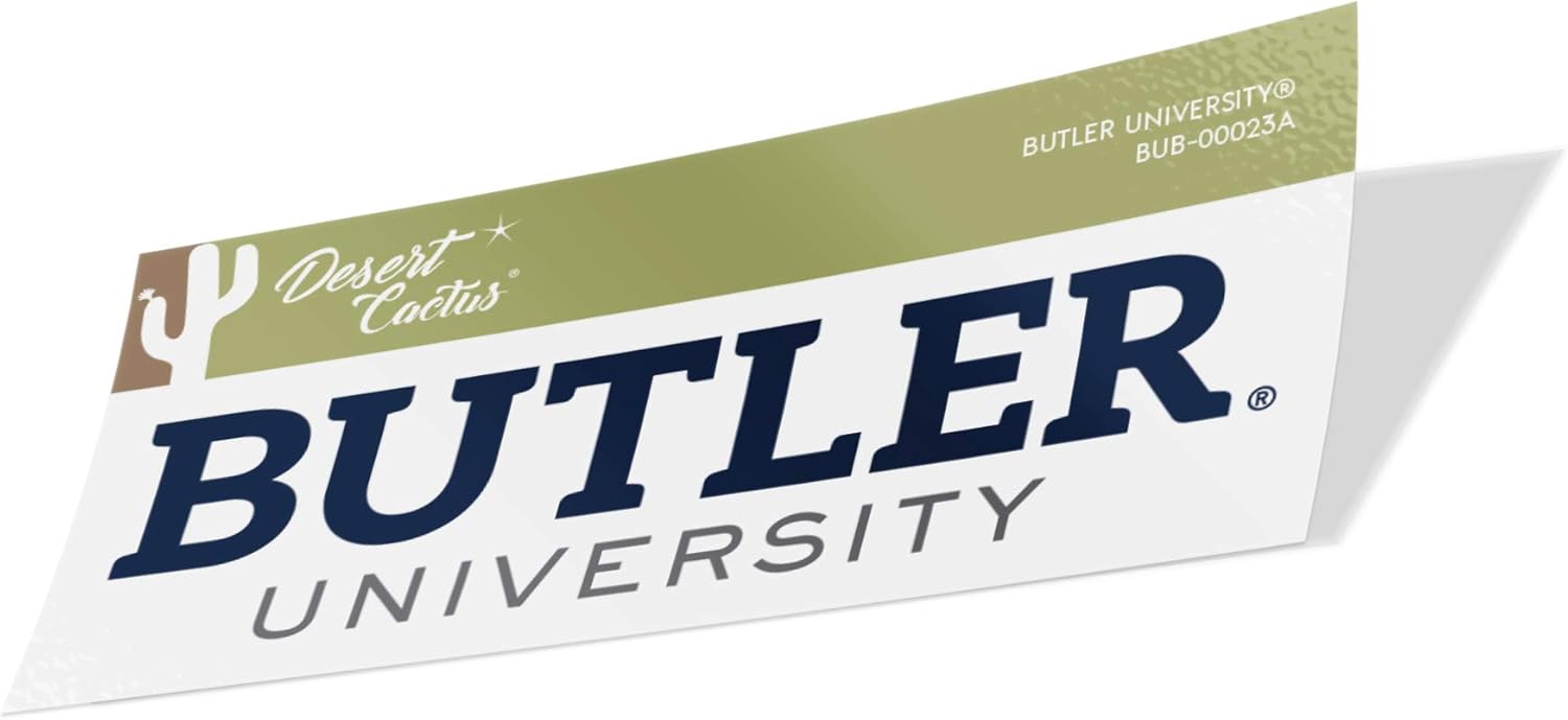 Butler University Bulldogs NCAA Vinyl Decal Laptop Water Bottle Car Scrapbook (Sticker - 00023A)