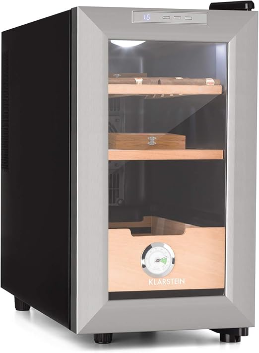 Klarstein El Presidente 23 Humidor, Umidificatore per Sigari, 50 W