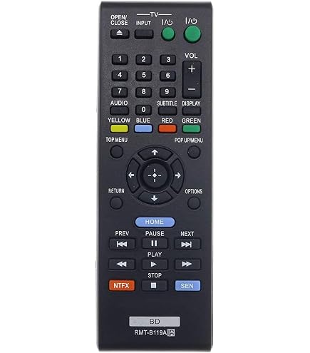 Amazon.com: Universal Replacement Remote Control for Sony BDP