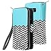 E LV Purse Case for Galaxy S8 - Case Cover PU Leather Flip Folio Wallet Purse Case Cover for Samsung Galaxy S8 - [Zigzag]