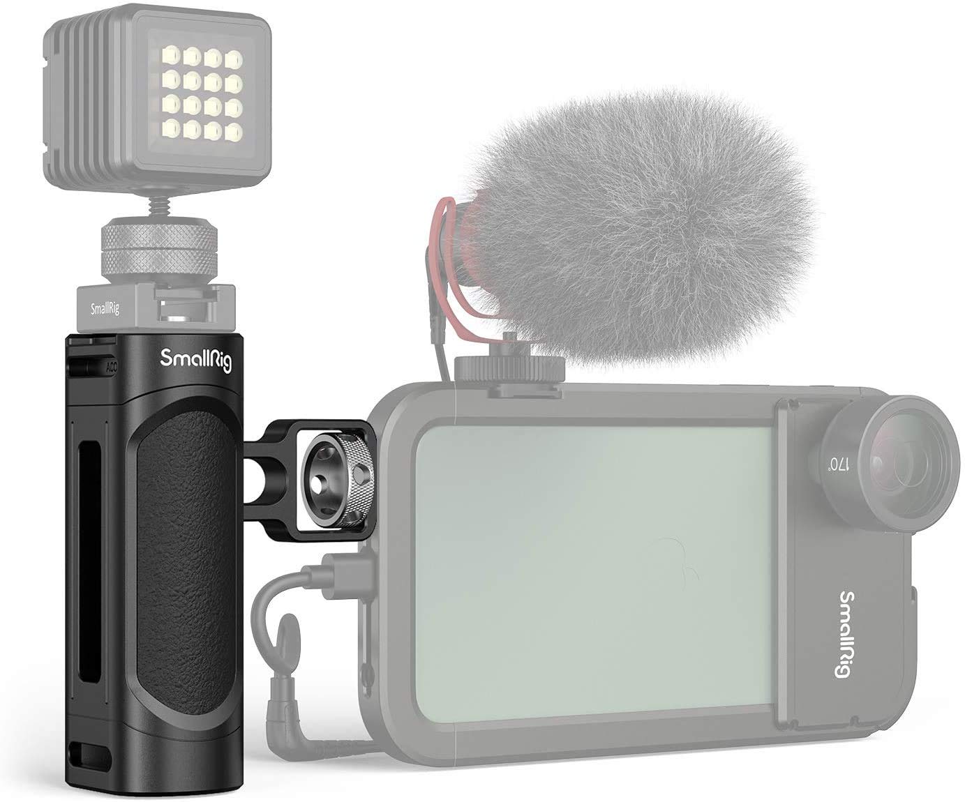 SMALLRIG Lightweight Side Handle for Smartphone Cage4075 4077 3561 3562 for iPhone 14/13 Pro/Pro Max Video Cage -2772