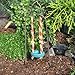 Miniature Fairy Garden Rainbow Tire Swing